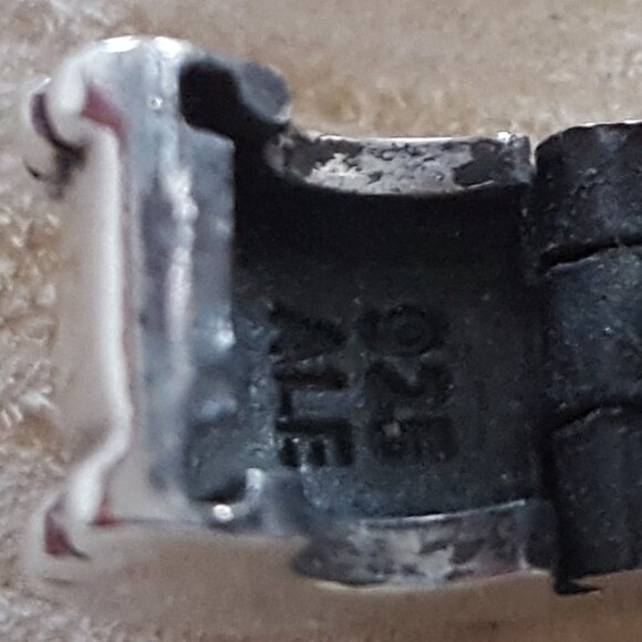 Retired Pandora  Clip with Beaded Accent - Picture 4 of 4